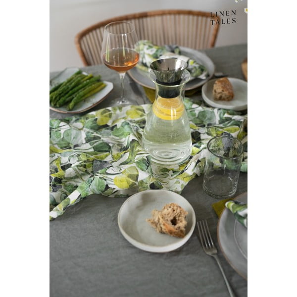 Ľanový behúň na stôl 40x200 cm Lotus – Linen Tales-image-3