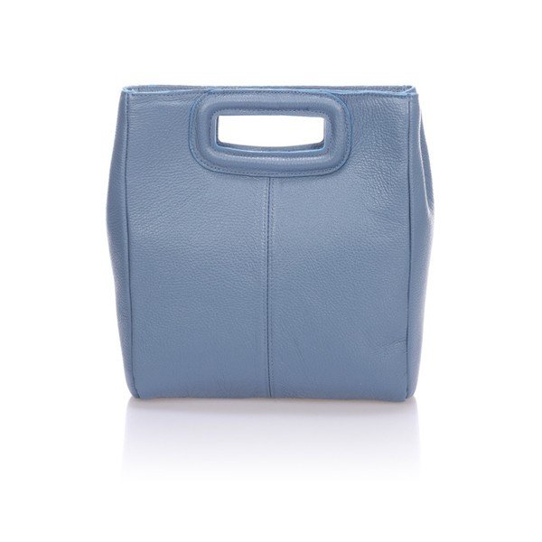 Svetlomodrá kožená kabelka Markese Cara-image-1