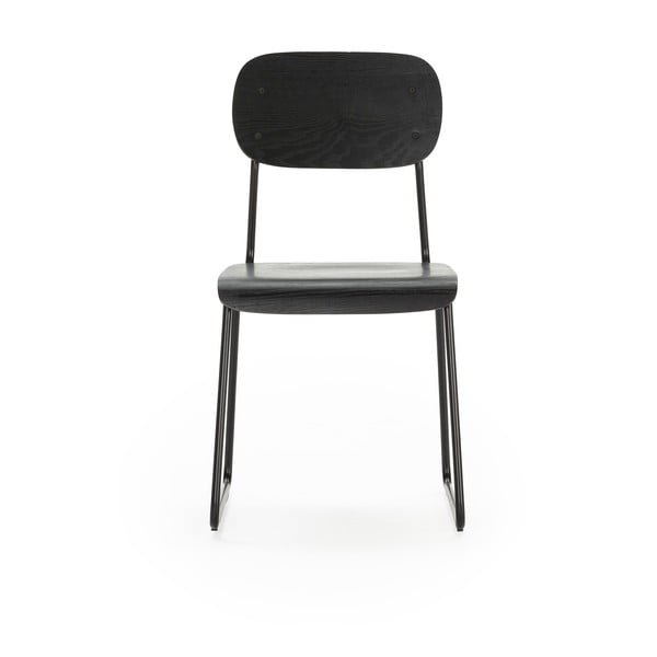 Čierne jedálenské stoličky v súprave 2 ks Aira – Marckeric-image-2