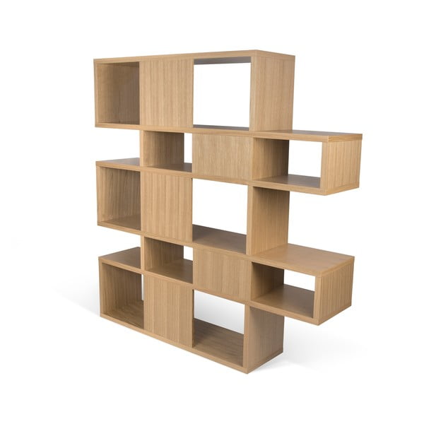 Knižnica v dubovom dekore TemaHome London, 34 × 160 cm-image-4