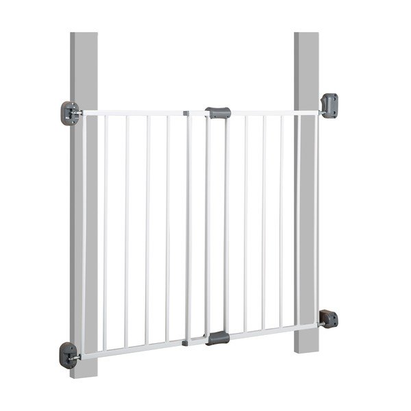 Biela kovová zábrana do dverí – Roba-image-2