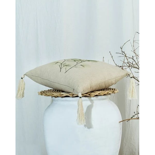 Obliečka na vankúš s prímesou bavlny 45x45 cm – Mila Home-image-1