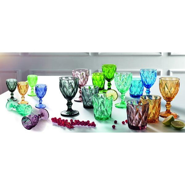 Sada 6 pohárov Brandani Diamante Goblet, 250 ml-image-1
