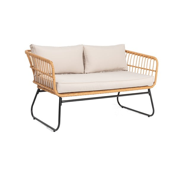 Záhradná sedačka z umelého ratanu Bonami Essentials Vistdal-image-2