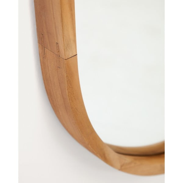 Nástenné zrkadlo s dreveným rámom 45x95 cm Magda – Kave Home-image-1