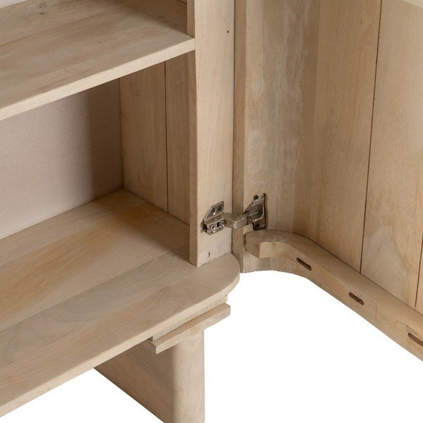 Skrinka z mangového dreva v prírodnej farbe 90x138 cm Batel – Ixia-image-4