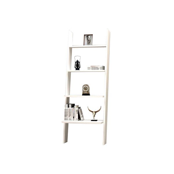 Biely regál 56x150 cm Solid – Kalune Design-image-2