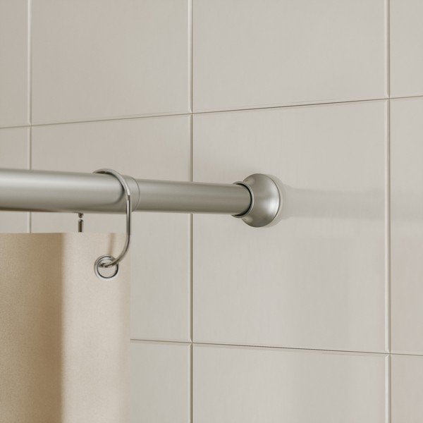 Tyč na sprchový záves v matne striebornej farbe 106 - 182 cm Chroma – Umbra-image-1