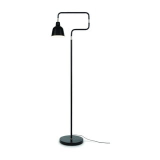 Čierna stojacia lampa s kovovým tienidlom (výška 150 cm) London – it&#39;s about RoMi