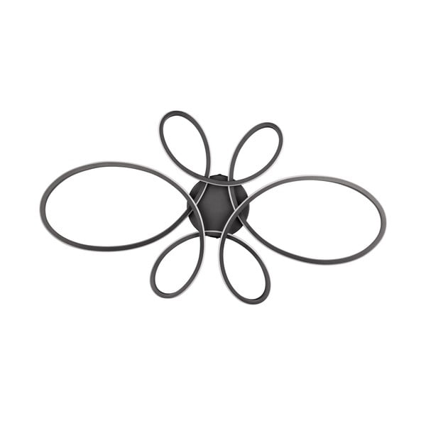 Čierne LED stropné svietidlo 45.5x83 cm Fly – Trio-image-4