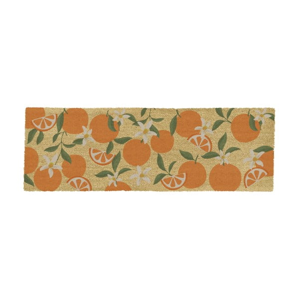 Rohožka z kokosového vlákna 40x120 cm Orange – Artsy Doormats