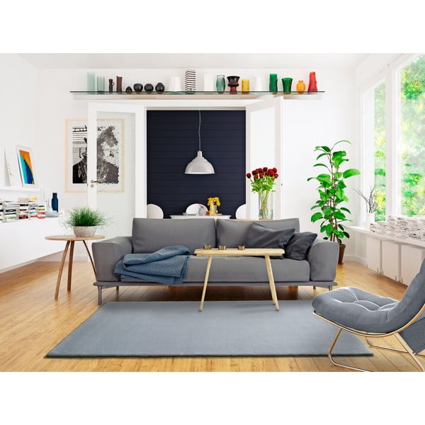 Sivý koberec Universal Berna Liso, 160 x 230 cm-image-1