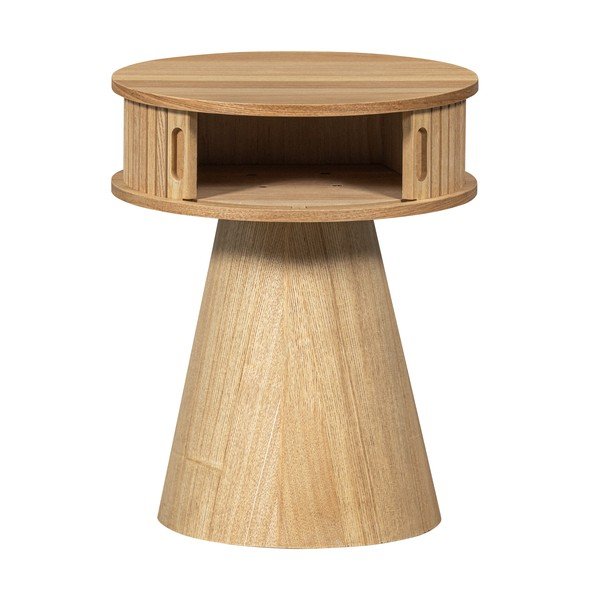 Nočný stolík v dekore borovice v prírodnej farbe Karri – WOOOD-image-3