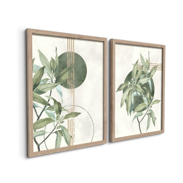 Obrazy v súprave 2 ks 30x40 cm Green – Styler-image-3