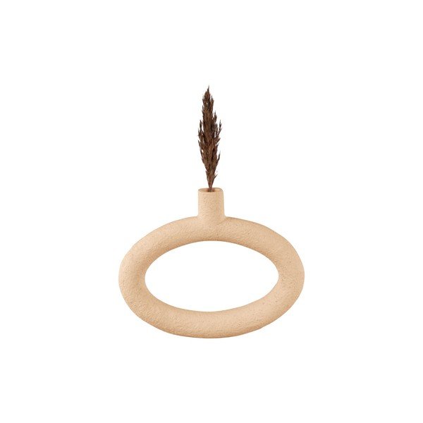 Svetlohnedá váza PT LIVING Oval, výška 20,5 cm-image-1