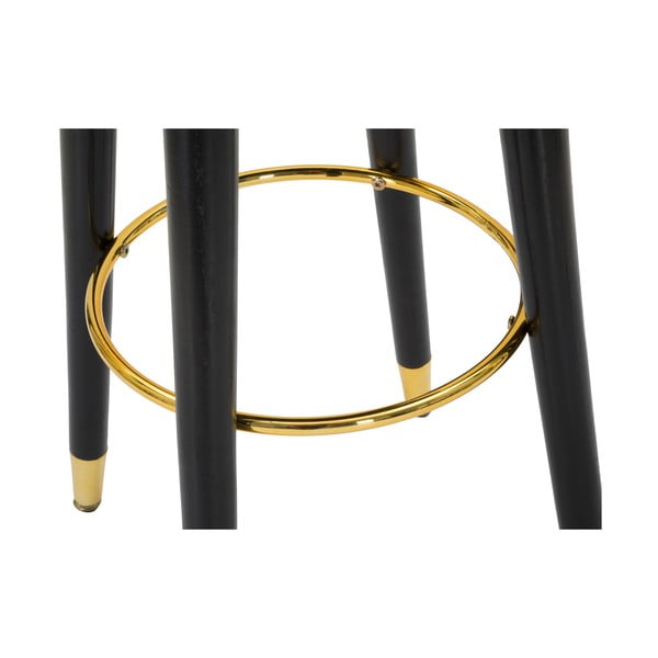 Svetlosivá čalúnená barová stolička (výška sedadla 74 cm) Paris – Mauro Ferretti-image-4