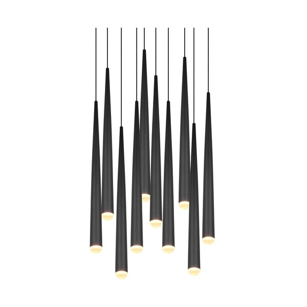 Čierne LED závesné svietidlo ø 30 cm Cala – Trio Select-image-4