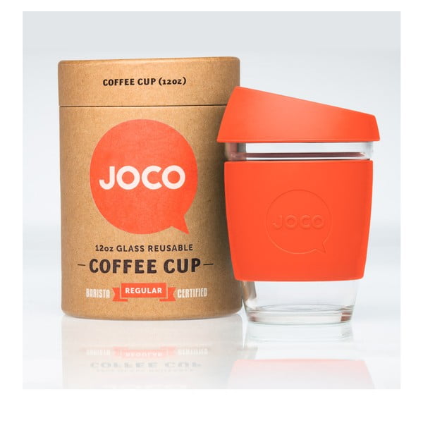Eko hrnček na kávu Joco Cup 340 ml, oranžový-image-2