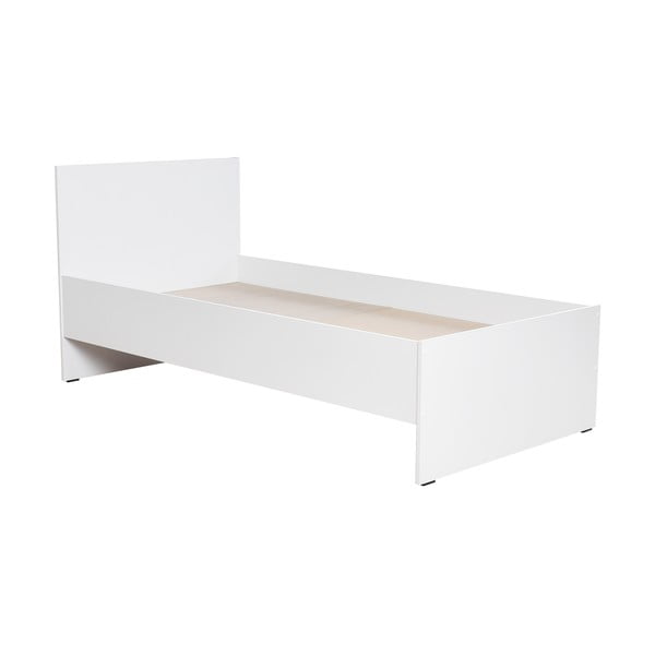 Biela jednolôžková posteľ 90x190 cm KRY – Kalune Design