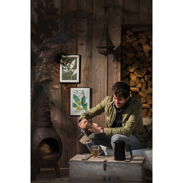 Čierny kovový french press San Marco - Leopold Vienna-image-1