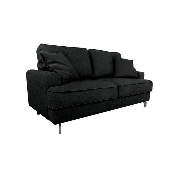 Čierna dvojmiestna pohovka Kooko Home Rumba-image-1