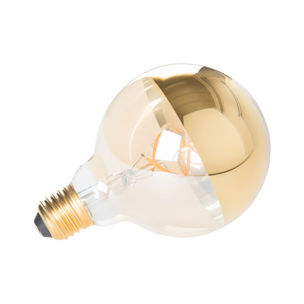 Žiarovka v zlatej farbe White Label Globe E27