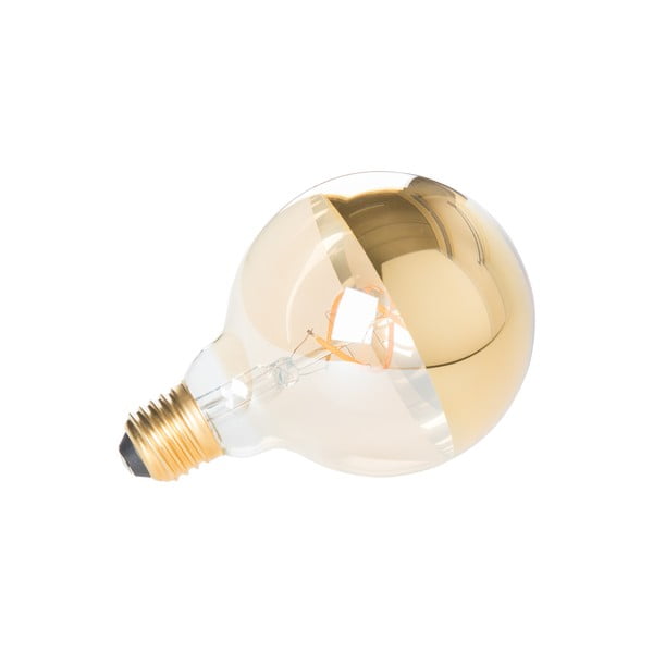 Žiarovka v zlatej farbe White Label Globe E27