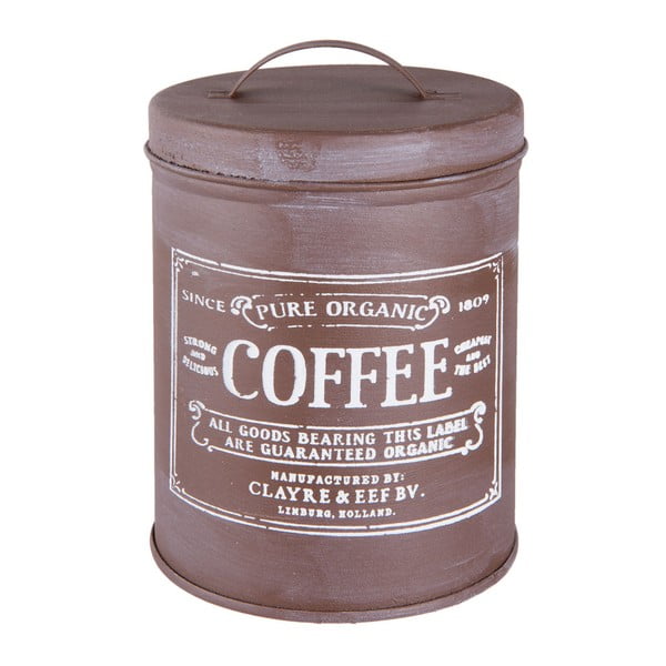 Dóza s vekom Clayre & Eef Coffee, 800 ml