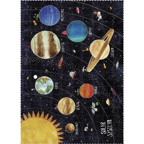 Veľké puzzle fosforeskujúce planéty Londji, 200 dielikov-image-1