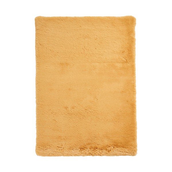 Koberec v horčicovej farbe 80x150 cm Super Teddy – Think Rugs