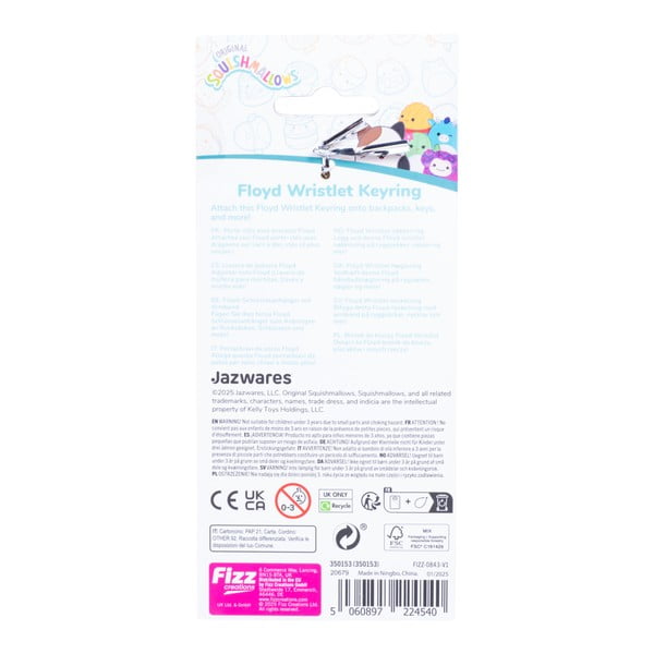 Červená kľúčenka Fizz Floyd – SQUISHMALLOWS-image-3