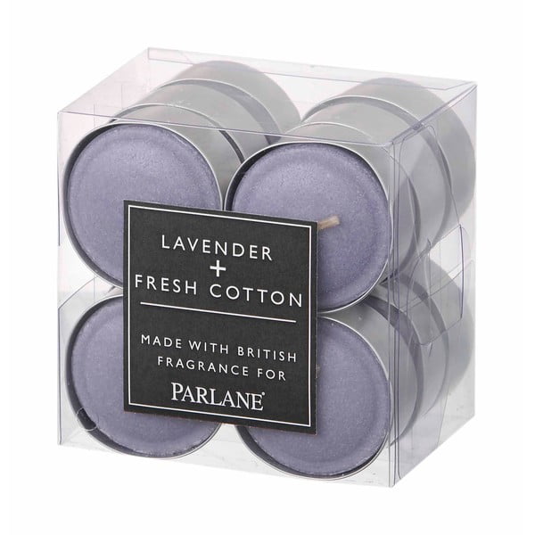 Sada 12 čajových sviečok Parlane Lavender & Cotton