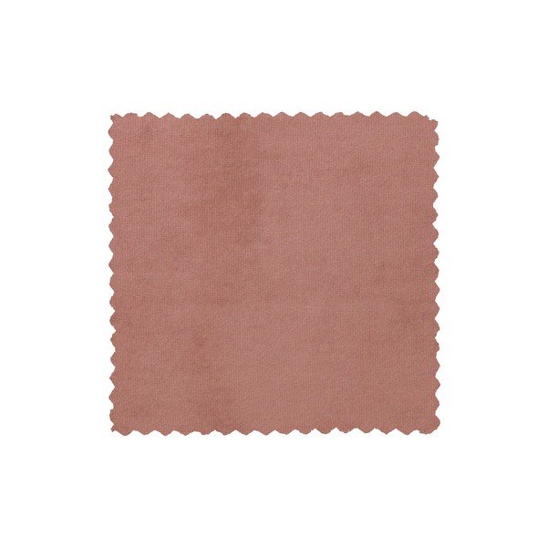 Ružový zamatový puf WOOOD Sara, ⌀ 46 cm-image-3