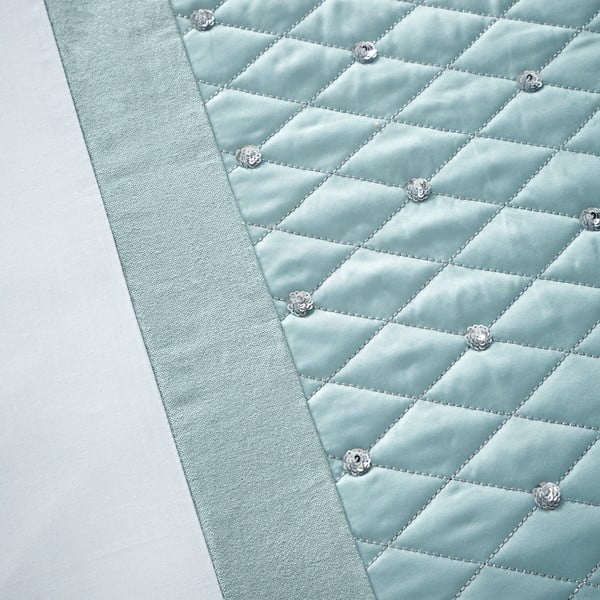 Biele/modré obliečky na dvojlôžko 200x200 cm Sequin Cluster – Catherine Lansfield-image-3