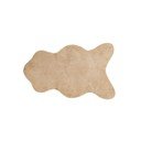 Pieskovohnedá umelá kožušina Tiseco Home Studio Rabbit, 60 × 90 cm