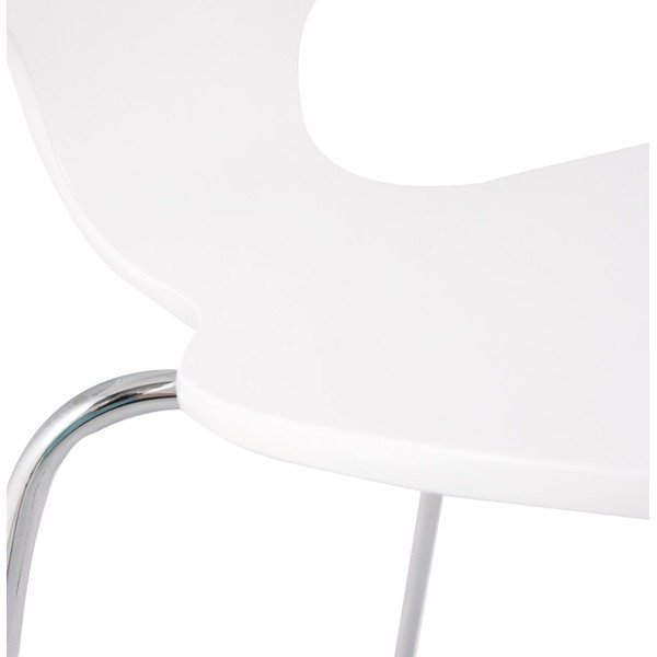 Biela jedálenská stolička Kokoon Design Elipse-image-4