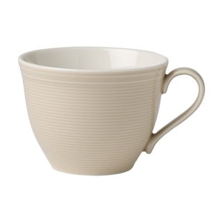 Bielo-béžová porcelánová šálka na kávu Like by Villeroy & Boch, 0,25 l