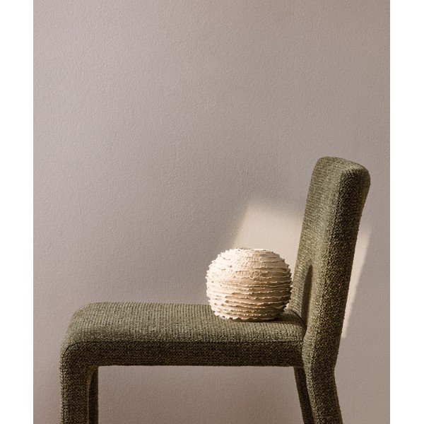 Krémovobiela keramická ručne vyrobená váza (výška  15,5 cm) Evania – Kave Home-image-2