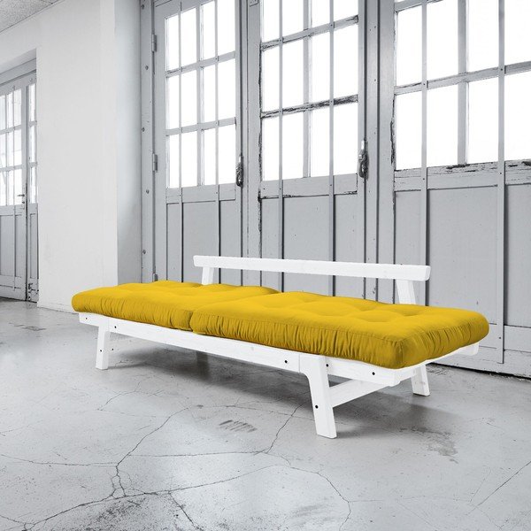 Rozkladacia pohovka Karup Step White/Amarillo-image-2