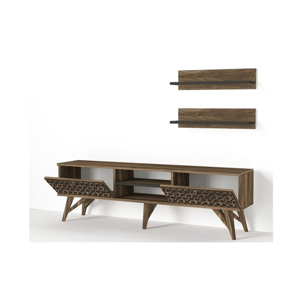 TV komoda v dekore orechového dreva Fina-image-1