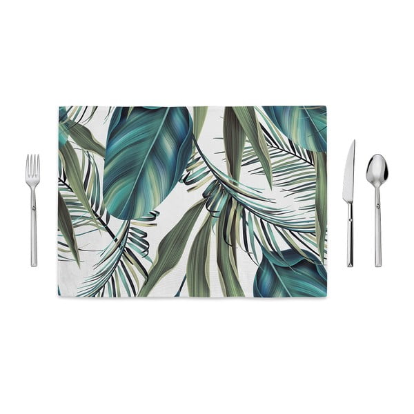 Prestieranie Home de Bleu Tropical Leaves, 35 x 49 cm