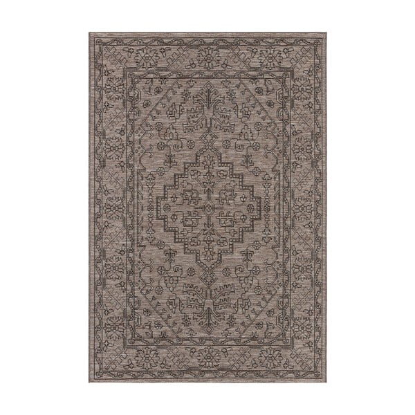 Sivohnedý vonkajší koberec NORTHRUGS Tyros, 200 x 290 cm