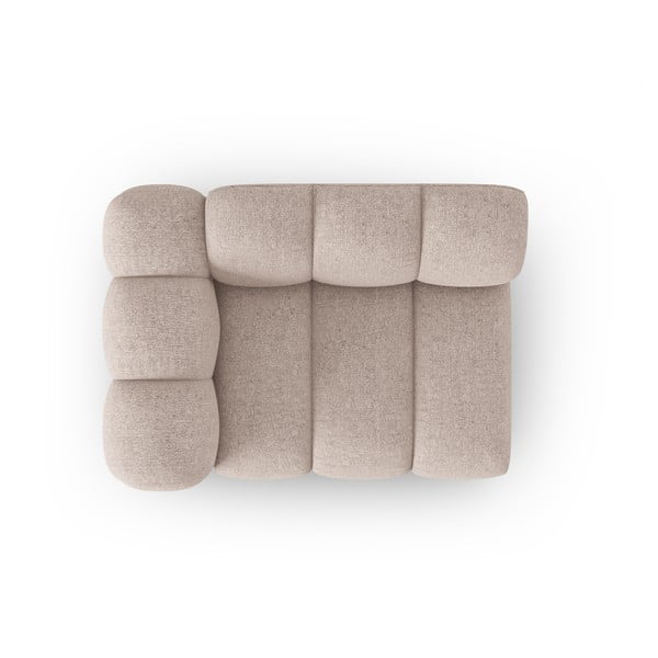 Béžový modul pohovky (ľavý roh) Lupine – Micadoni Home-image-3