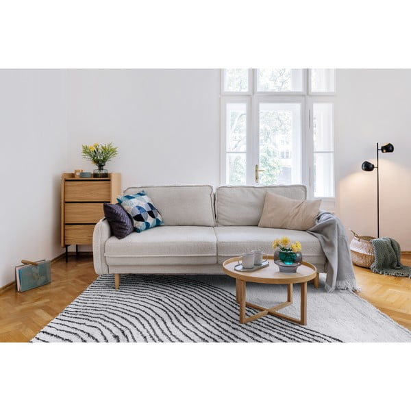 Zelená rozkladacia pohovka z textílie buklé 215 cm Patti – Bonami Selection-image-1