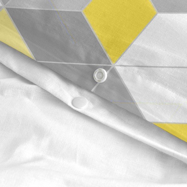 Bavlnená obliečka na paplón Blanc Symmetry, 200 × 200 cm-image-3