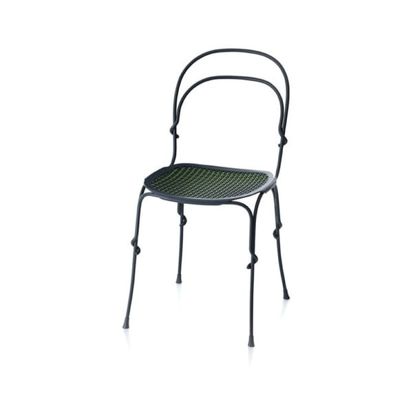 Sivo-zelená jedálenská stolička Magis Vigna