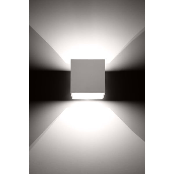 Biele nástenné svietidlo Geo – Sollux-image-1