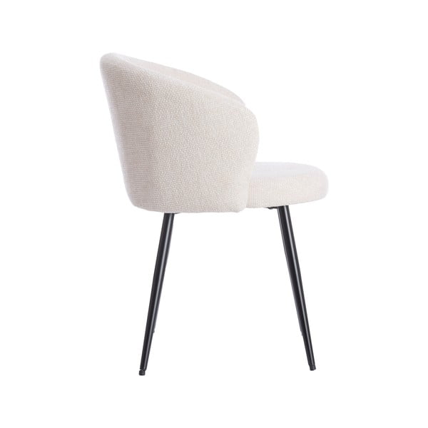 Krémovobiele kovové jedálenské kreslá v súprave 2 ks Radaja – Light & Living-image-4