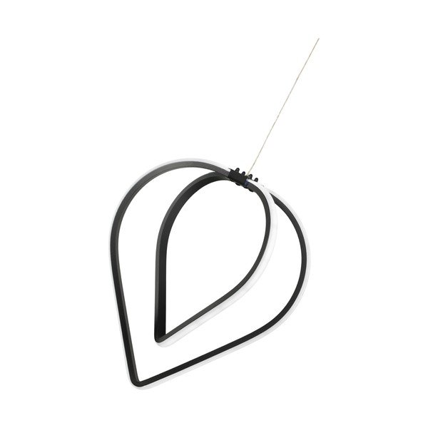 Čierne kovové LED závesné svietidlo ø 33 cm Pars – Squid Lighting-image-3