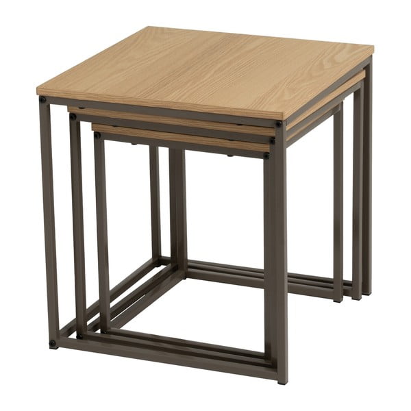 Odkladacie stolíky v súprave 3 ks 40x40 cm – Casa Selección-image-1